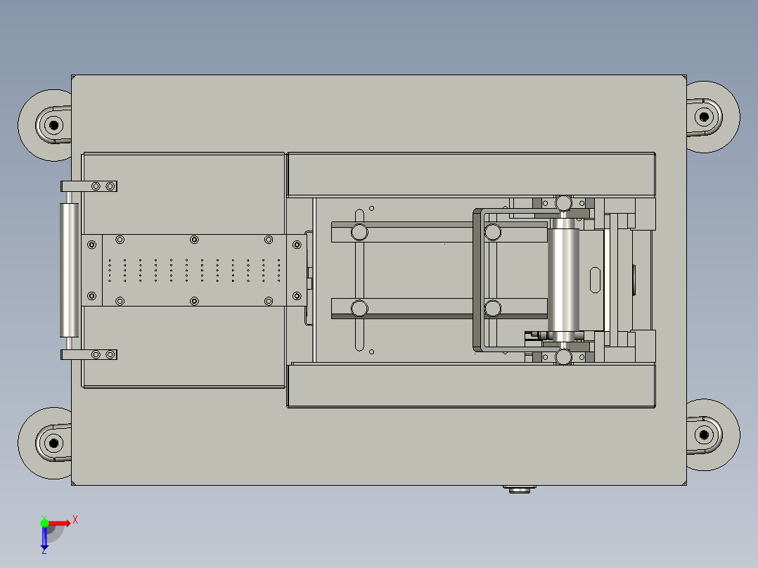 送带断带装置俯视图