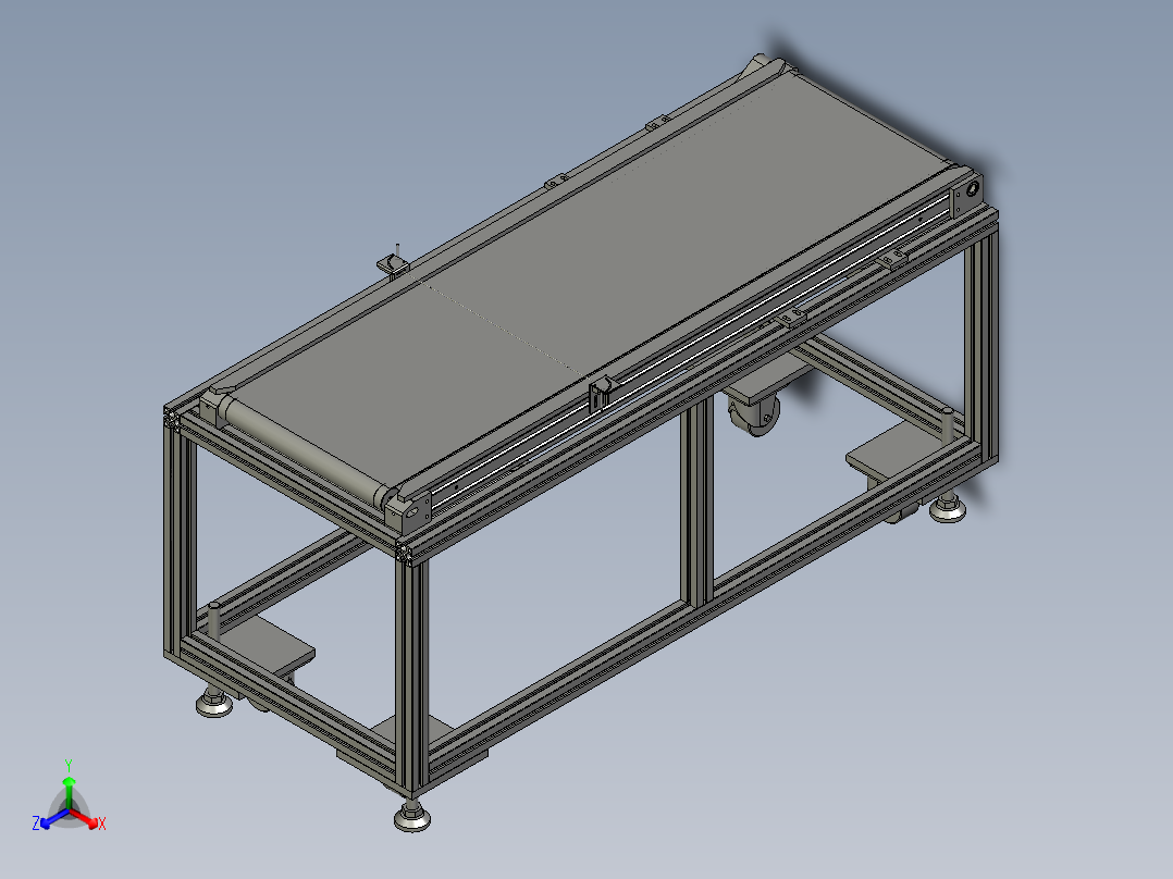G18-ZX-buffer皮帶輸送帶-接駁輸送帶21改1正等轴测图