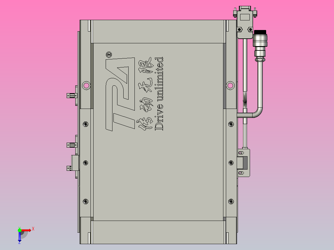 直驱直线电机轴TPA-LNP2-200-55C2-1-L60-3-C-05-N3俯视图