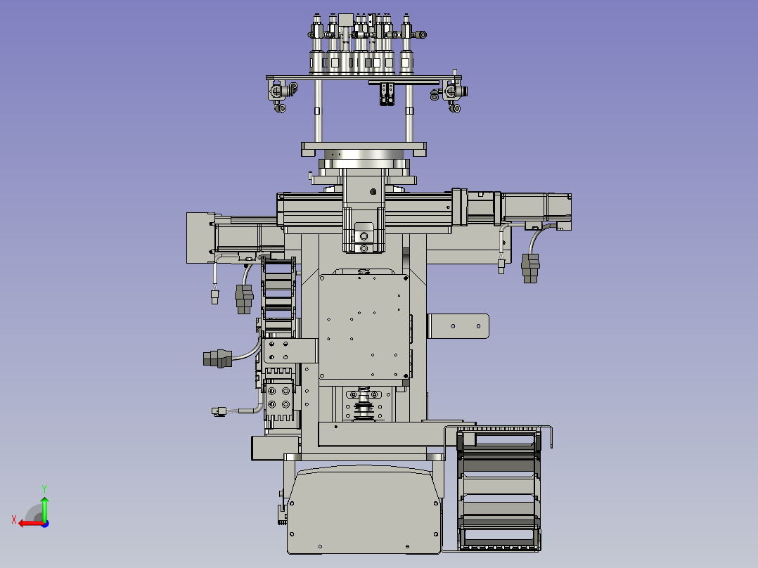 BPM-三冲一轨模移取料组件后视图