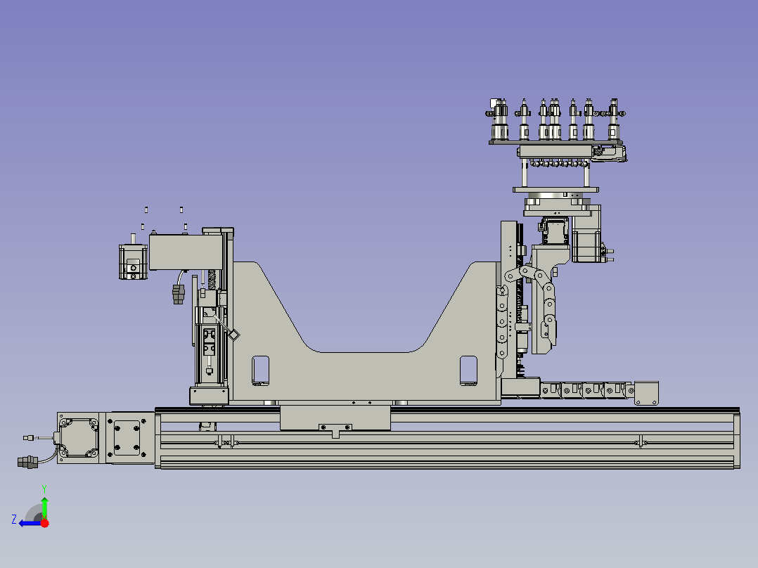 BPM-三冲一轨模移取料组件右视图