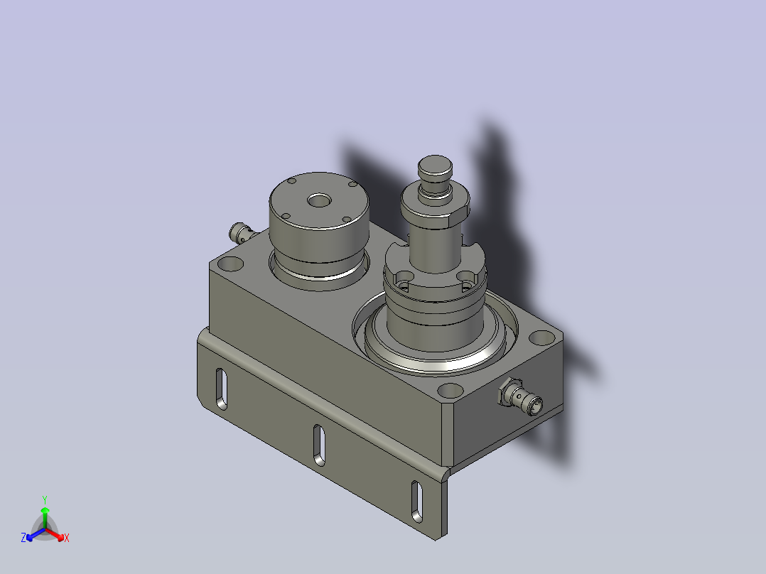 压头防错放置座主视图