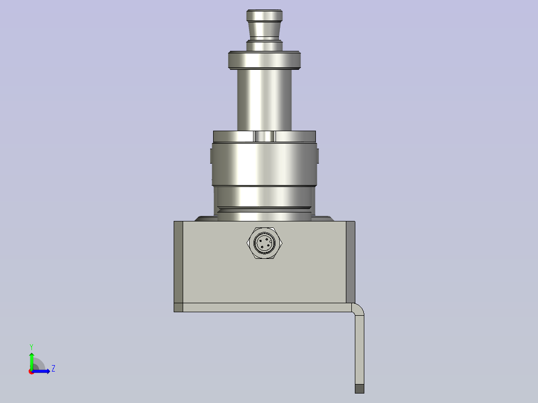 压头防错放置座左视图