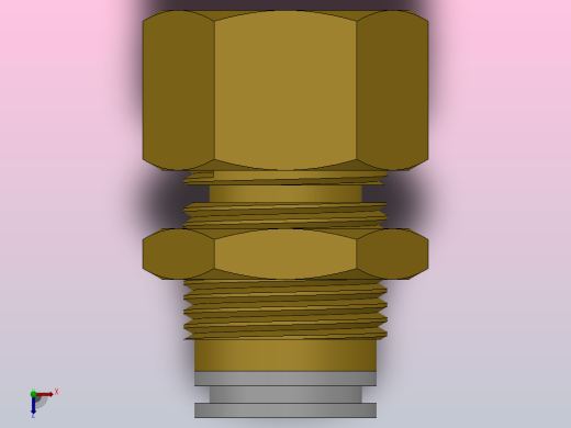 快速接头HKQ2E内螺隔板接头[HKQ2E06-01]俯视缩略图