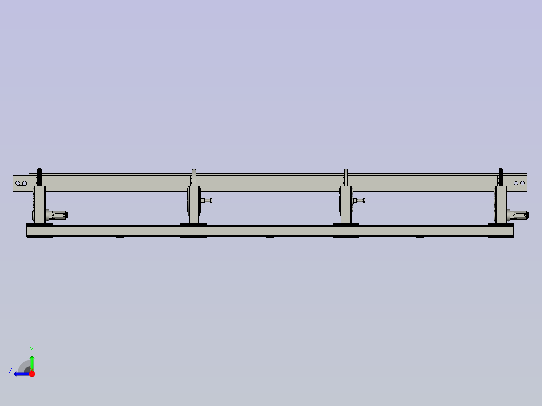 变位机总装右视图