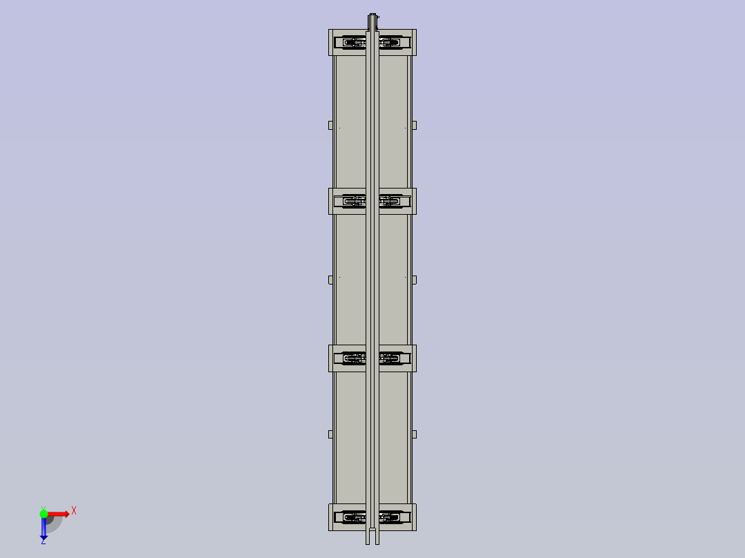 变位机总装俯视图