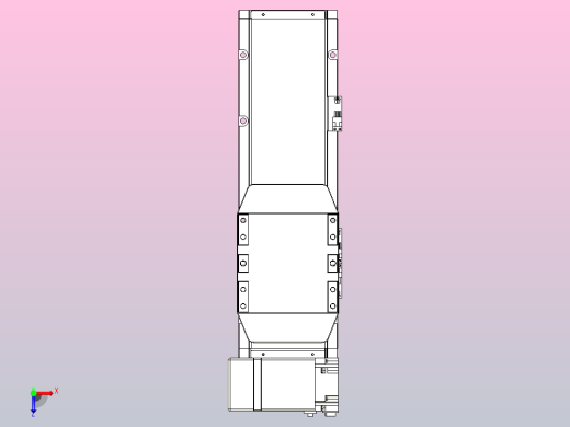 机器人皮带驱动直线轴TPA-GCB-150-P80-L200-LP-M75-N3俯视缩略图