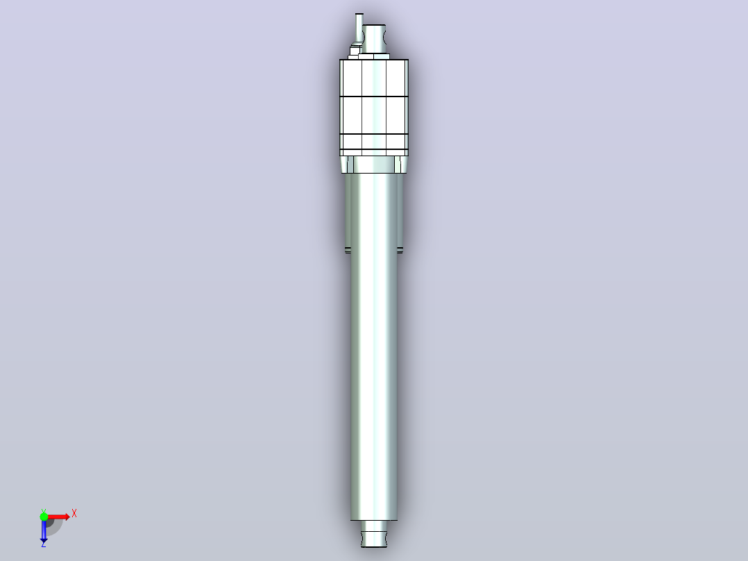 电动推杆10000N(ZJWSN-B)[ZJWSN-B-S300]俯视图