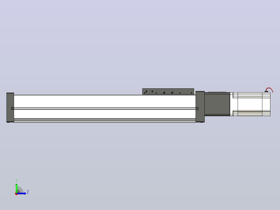 FSL80 直线模组[FSL80-E300-10C7-BC-B57]左视图