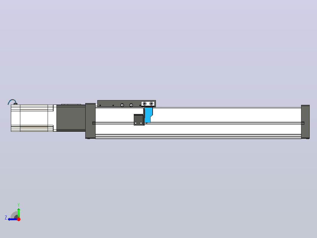 FSL80 直线模组[FSL80-E300-10C7-BC-B57]右视图