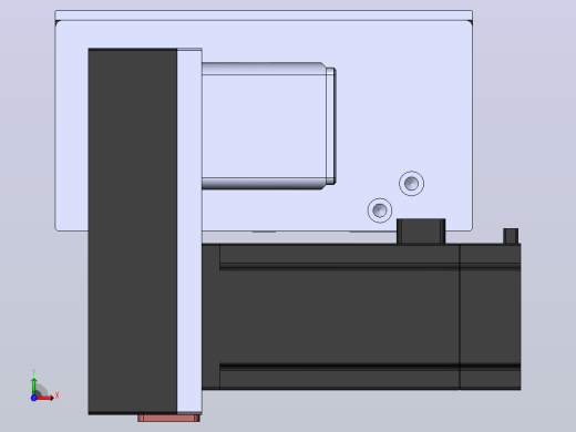 直线模组DMBF135-RDCR（电机右下折）[DMBF135-L45S500-DT400-A2U-RDCR]前视缩略图