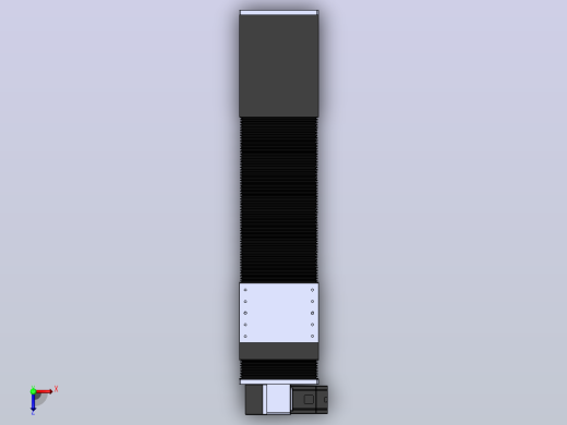 直线模组DMBF135-RDCR（电机右下折）[DMBF135-L45S500-DT400-A2U-RDCR]俯视缩略图
