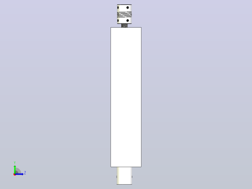 带MGN7C线性导轨的紧凑型线性铝致动器左视缩略图