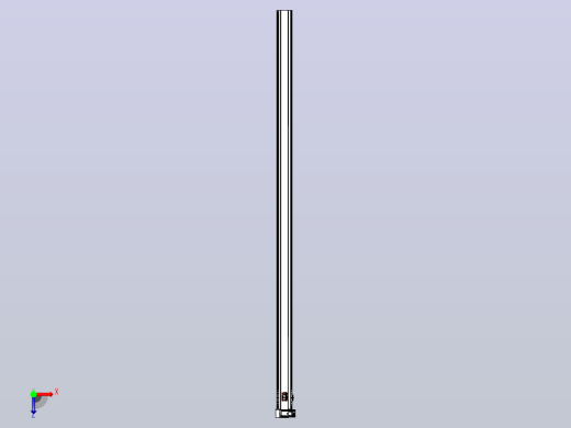 皮带直线轴半封闭可选导轨TPA-HNB-120D-110-L2950-LU-Y-P40-N3俯视缩略图