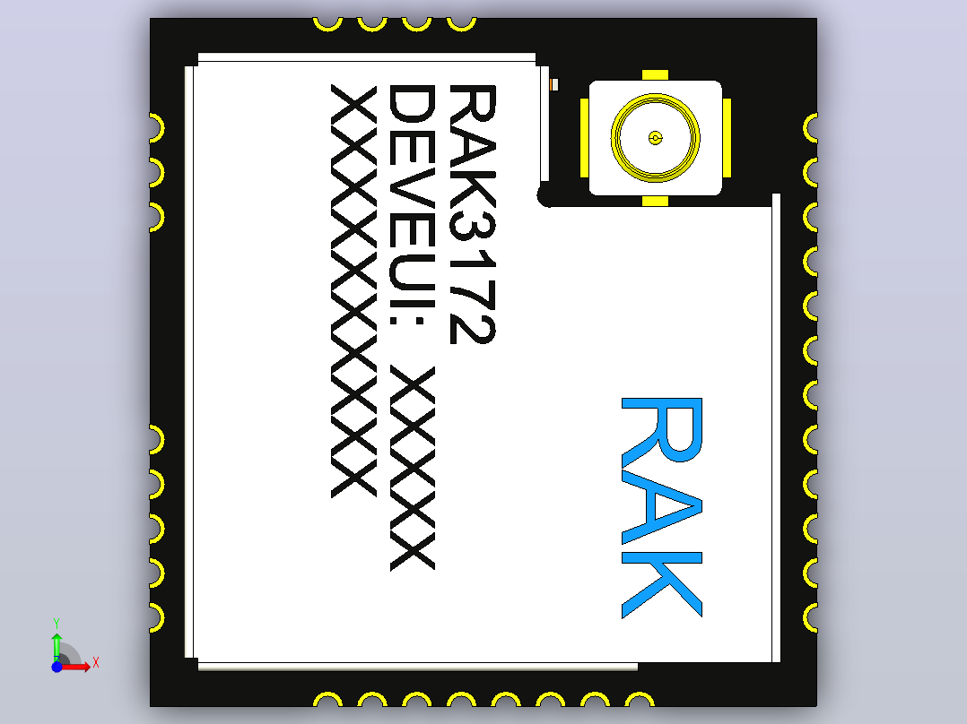 RAK3172前视图