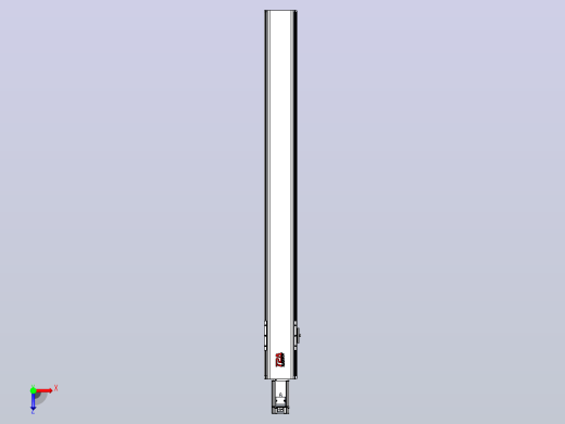 日规模组半封闭丝杆TPA-HNR-110D-1610C-L1000-M-Y-P40-N3俯视缩略图