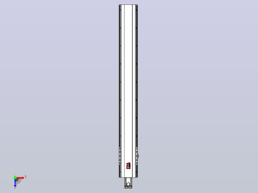 日规模组半封闭丝杆TPA-HNR-202D-2510C-L1500-M-C-P75-N3俯视缩略图