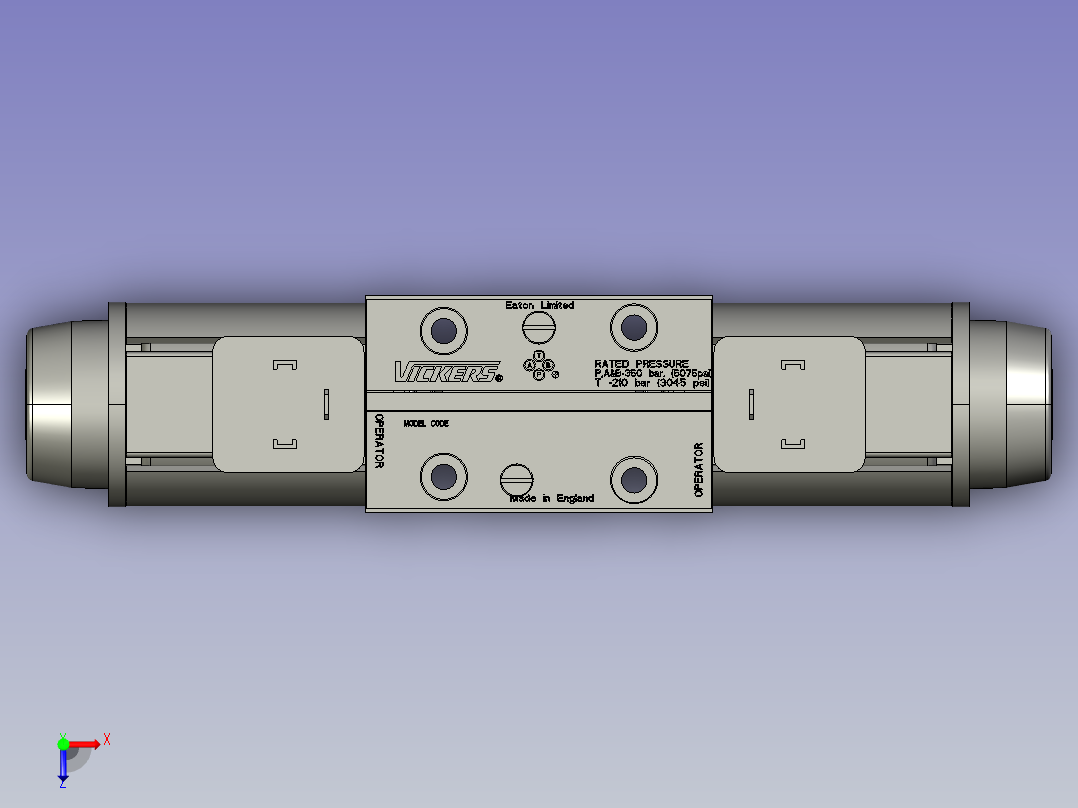 伊顿液压元件DG4V-3-C-U-60-EN490俯视图