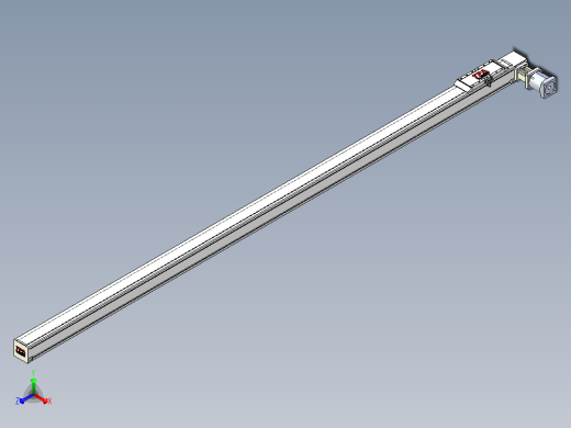 伺服电机集成皮带传动直线执行器TPA-OCB-100-192-L2950-DL-J90-N3主视缩略图