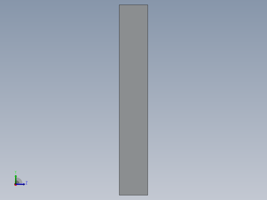 颗粒立式包装机左视图