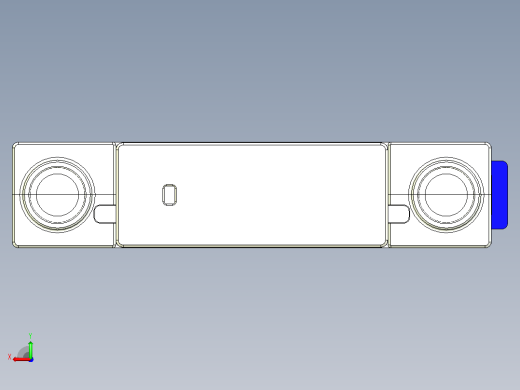 NXU-ⅡG 1P电涌保护器三维模型202203后视缩略图