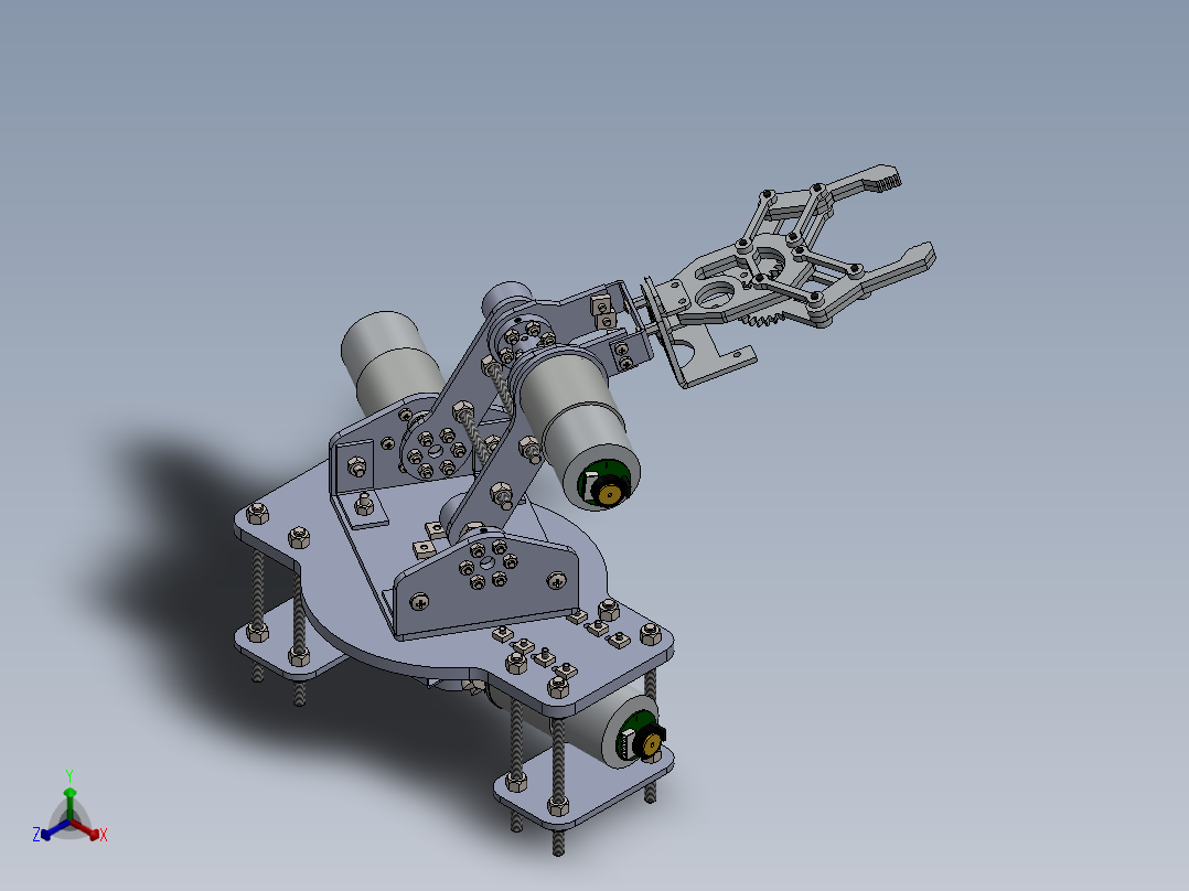 rotable-robotic-arm SW主视图