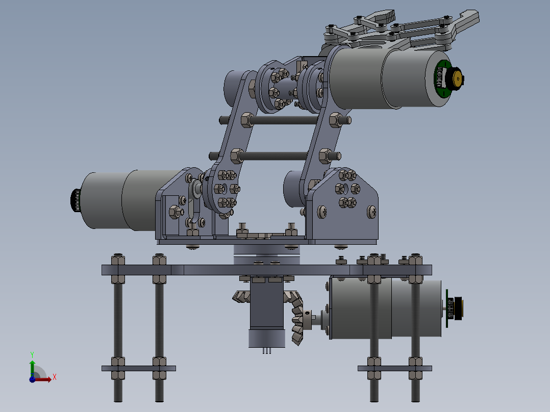 rotable-robotic-arm SW前视图