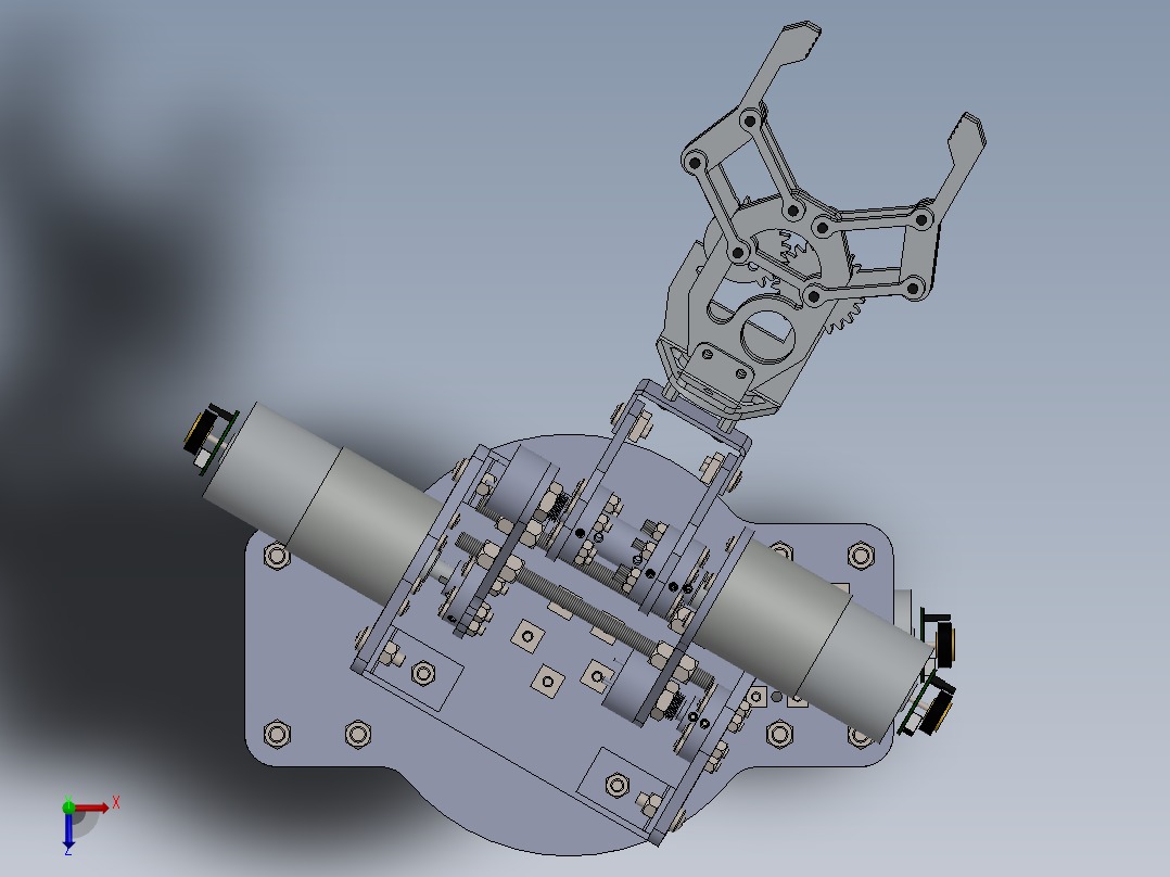 rotable-robotic-arm SW俯视图