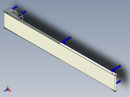 物流点部7m平面皮带输送机