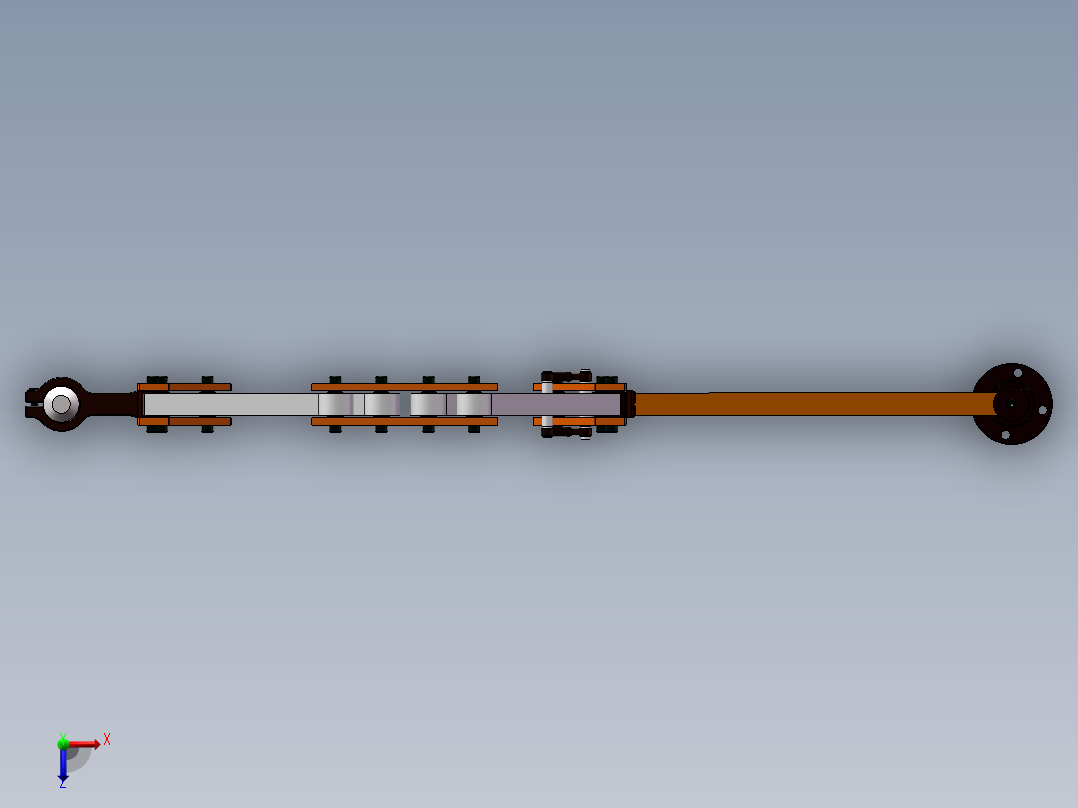 自动 攻牙机俯视图