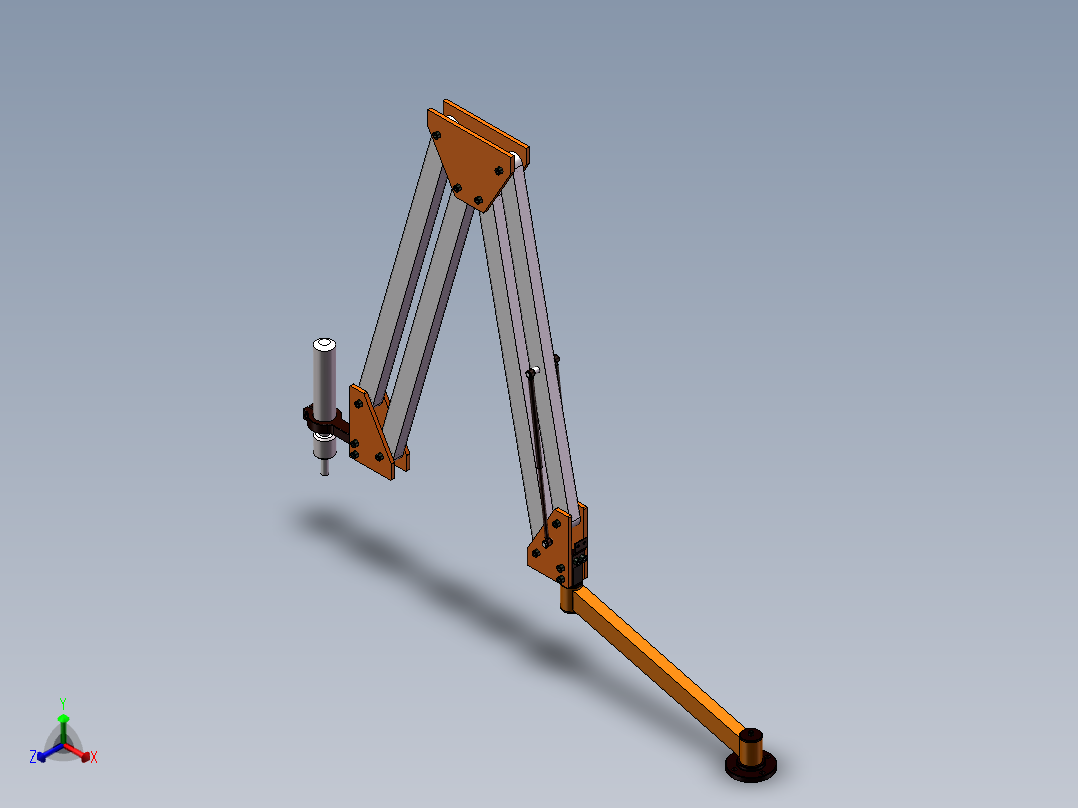 自动 攻牙机正等轴测图