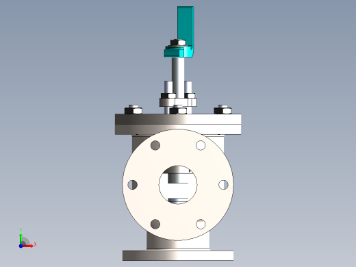 solidworks 给水止回阀前视缩略图