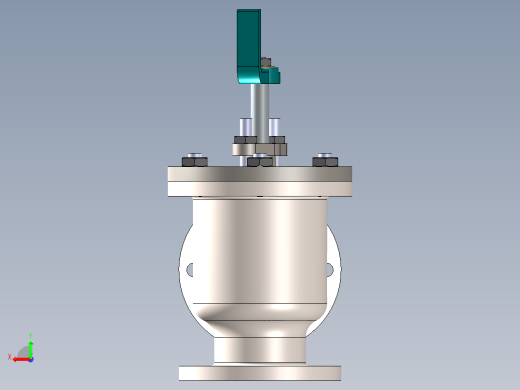 solidworks 给水止回阀后视缩略图