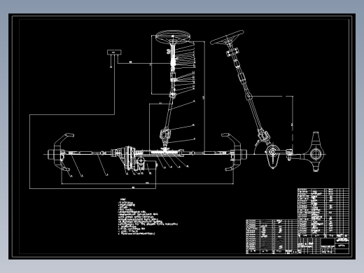基于奥拓的汽车转向系统设计1139744==150ku