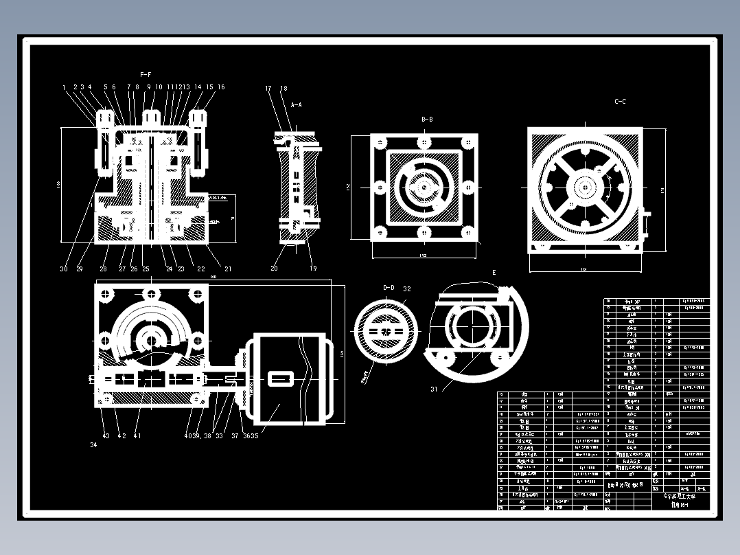 数控车床回转刀架CAD图纸+电路图+说明 数控车床四工位刀架cad图