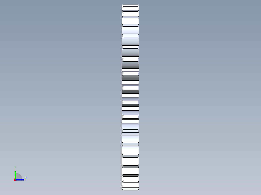正齿轮压力角20 -32dp-20pa-40t spur gear左视图