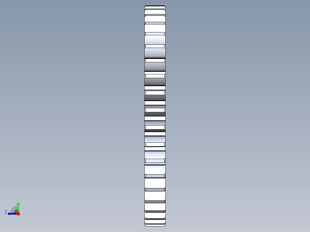 正齿轮压力角20 -32dp-20pa-40t spur gear右视图