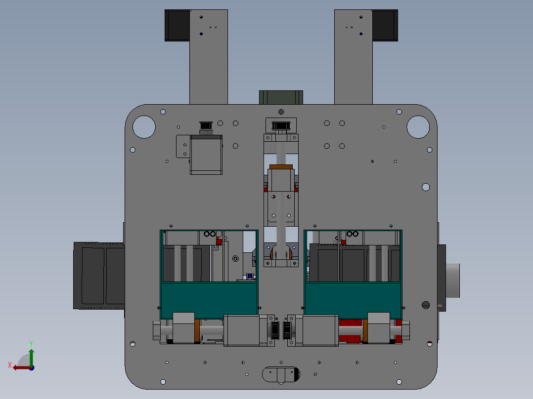 SMT自动接料带机后视图