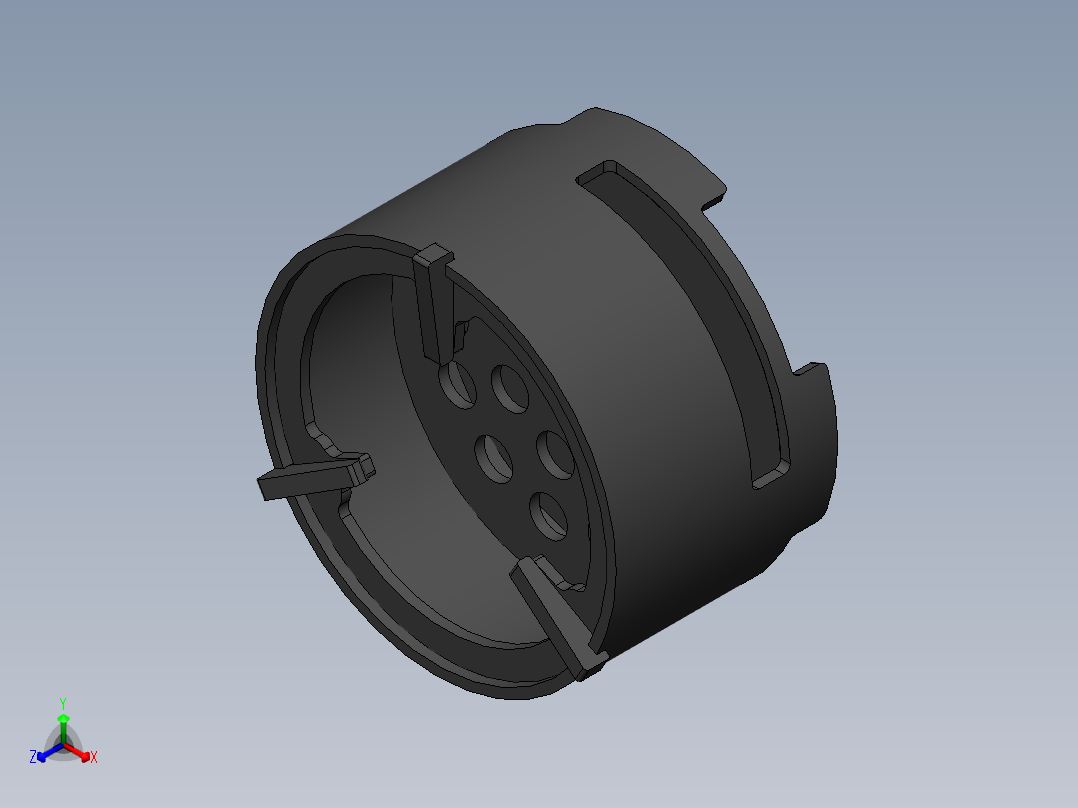 小碳炉正等轴测图