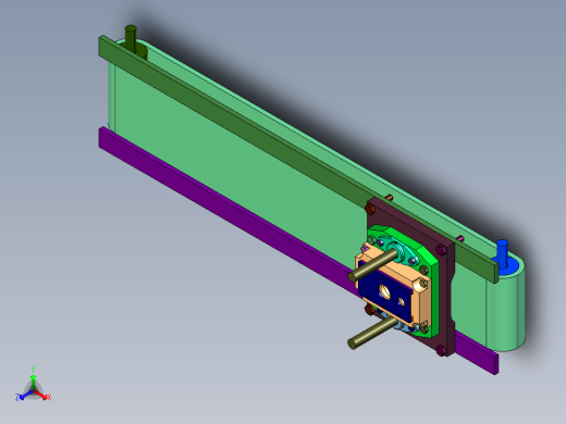 在线冲孔成型工装