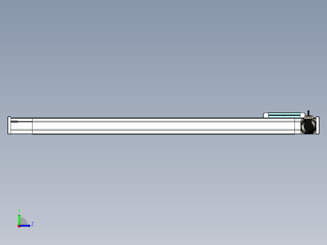 欧规系列-LB6A-L130-S950-BR-ZP40-C3左视图
