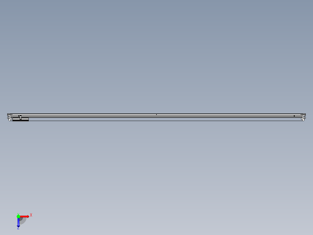 威洛博VL系列3d模型模组VL17E2Y-S3100俯视图