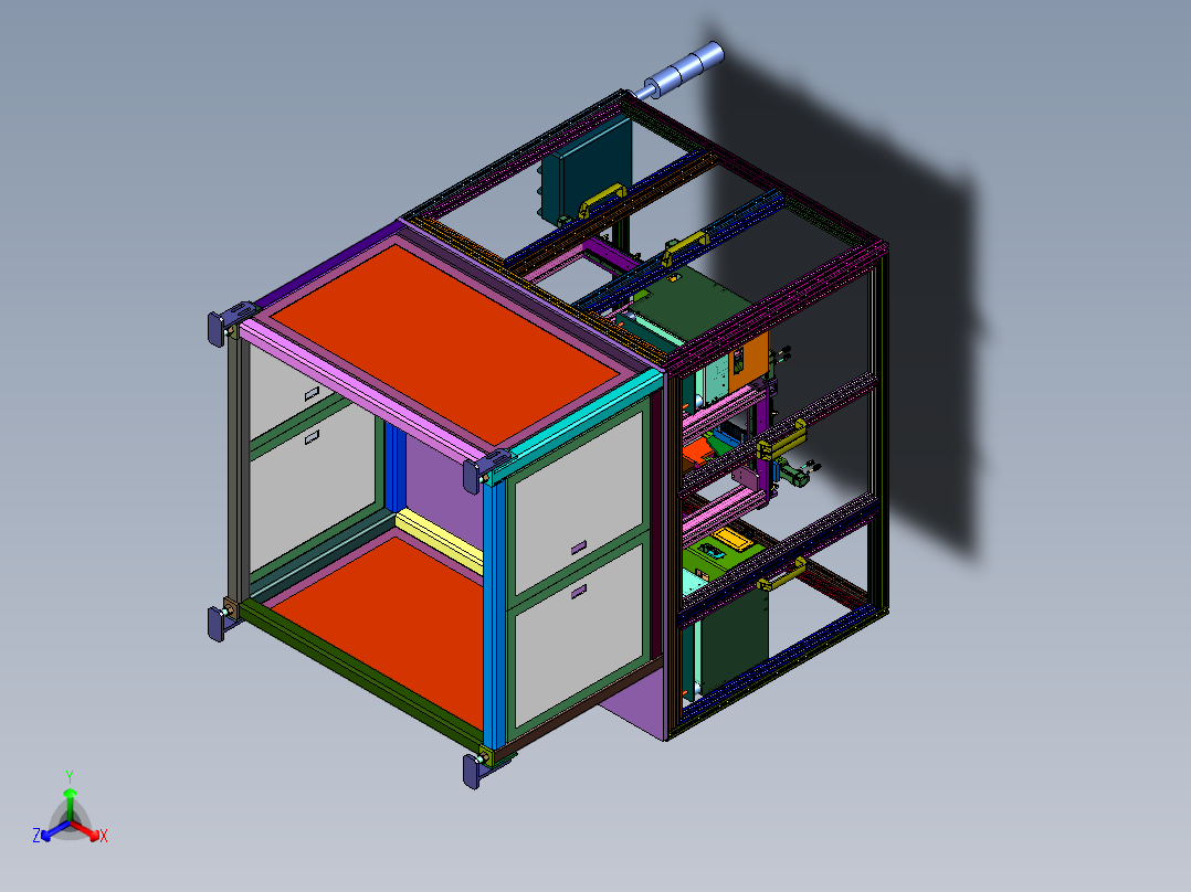 多轴转台式在线式自动打螺丝设备
