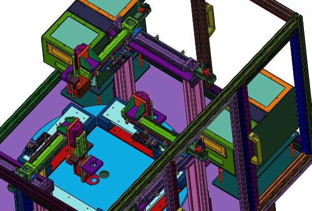 多轴转台式在线式自动打螺丝设备