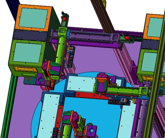 多轴转台式在线式自动打螺丝设备