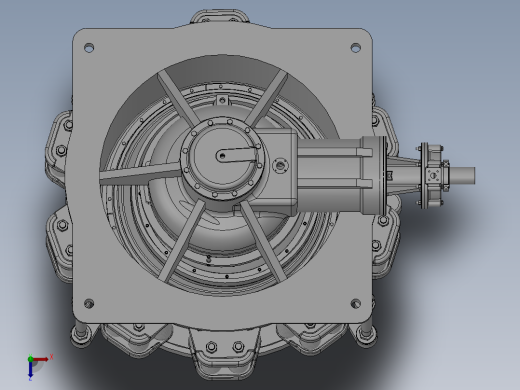 矿山用圆锥式破碎机设计【三维SW模型+CAD图纸+说明书】俯视缩略图