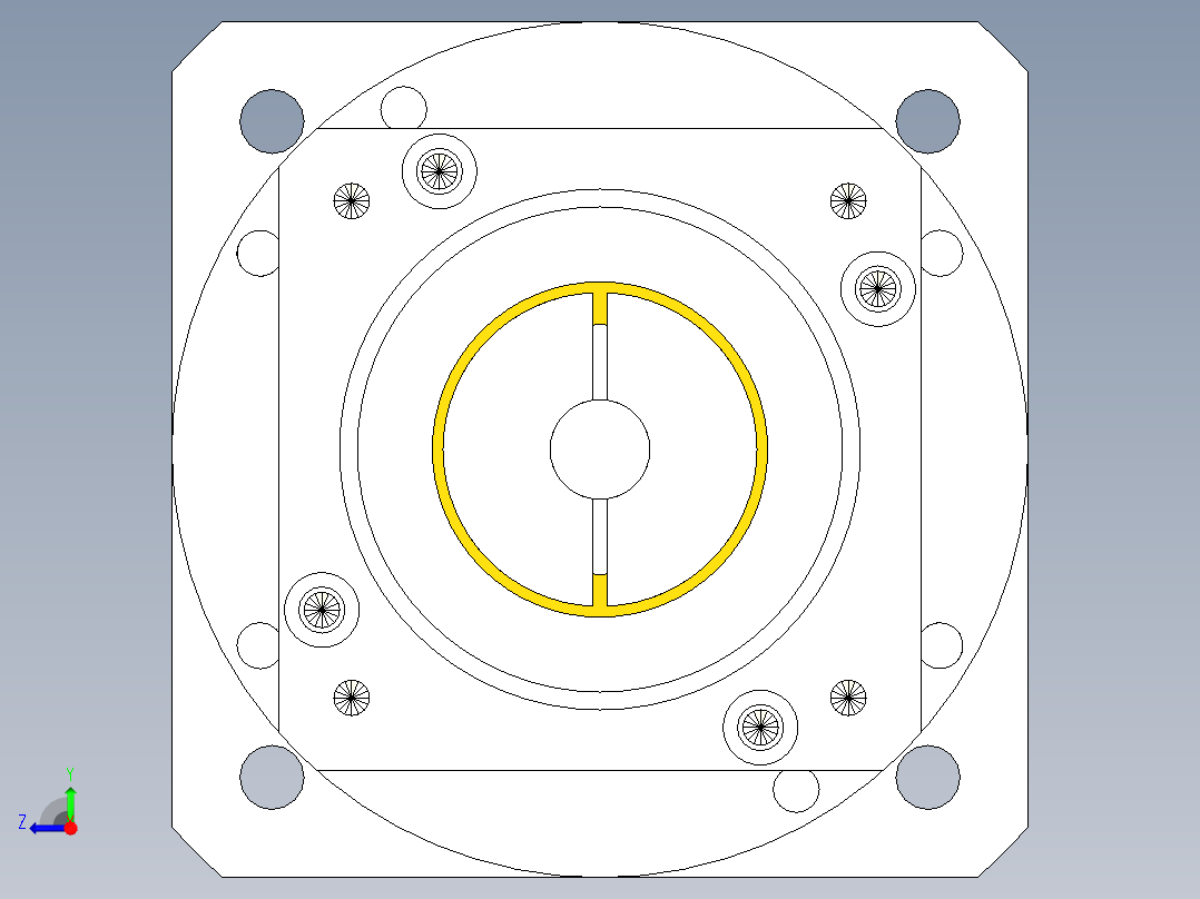 直齿孔PLF120-L2-LC 14-73-98.43-M6.stp右视图