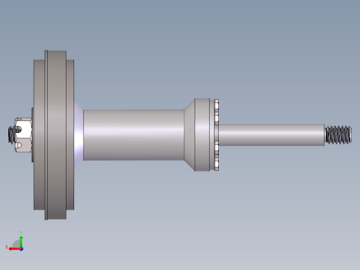 航空涡轮转子发动机机构后视缩略图