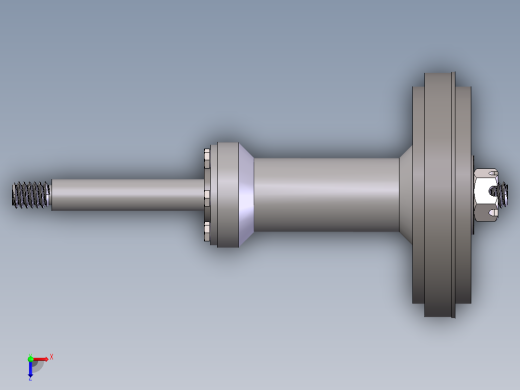航空涡轮转子发动机机构俯视缩略图