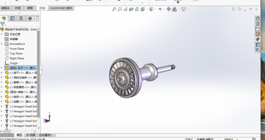 航空涡轮转子发动机机构缩略图